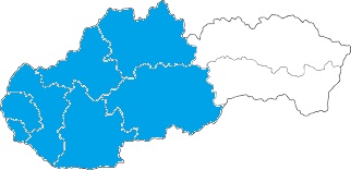 Západné a stredné Slovensko